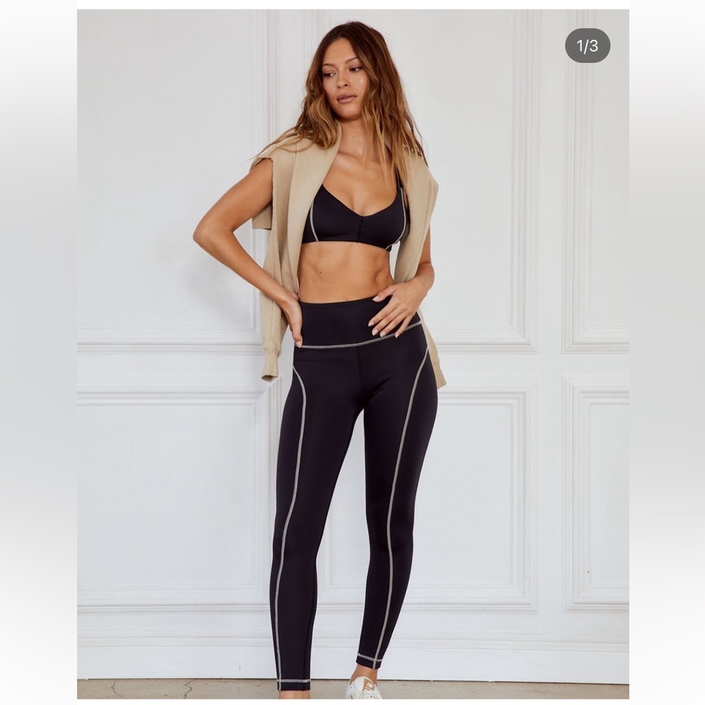 NWT TAN+LINES Leggings